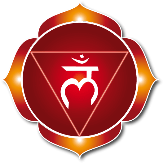 Root Chakra Symbol Final - Human (540x541), Png Download