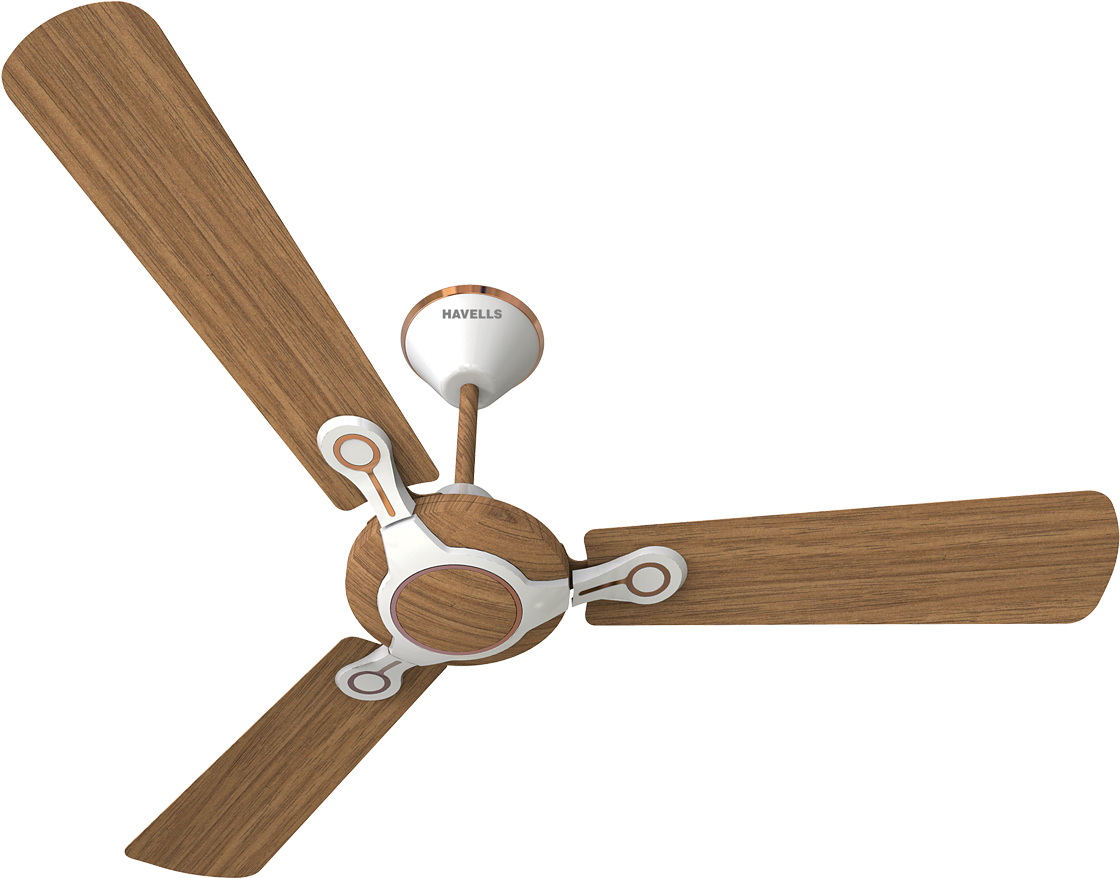 Decorative Fan - Havells Fan Wood (1200x1140), Png Download