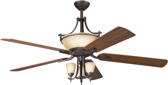 Fans Whitmore 300105obb - Ceiling Fans 60 Inch With Light (900x675), Png Download