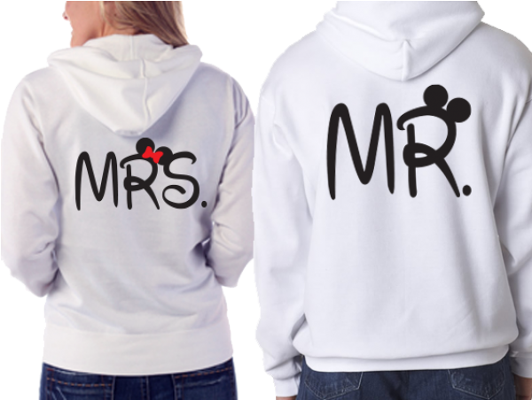 T-shirt Or Hoodie Mr - Tee Shirt Mr And Mrs (600x600), Png Download