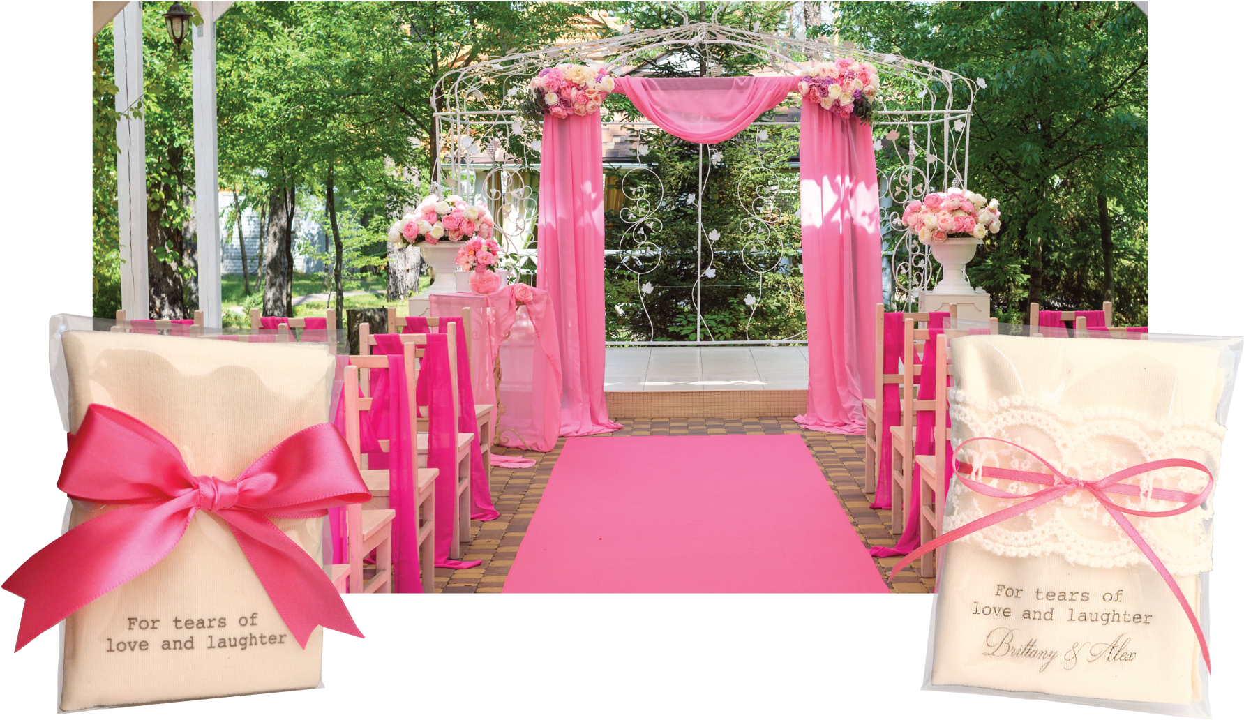 Pink Wedding - Arch (1800x1200), Png Download