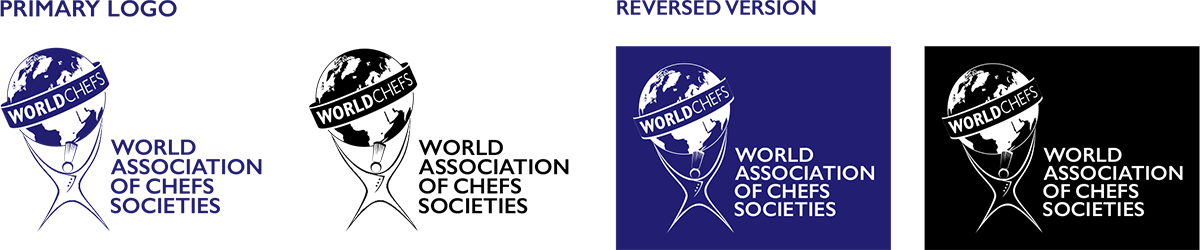 2 Logo Exclusion Zone - World Association Of Chefs' Societies (1200x250), Png Download