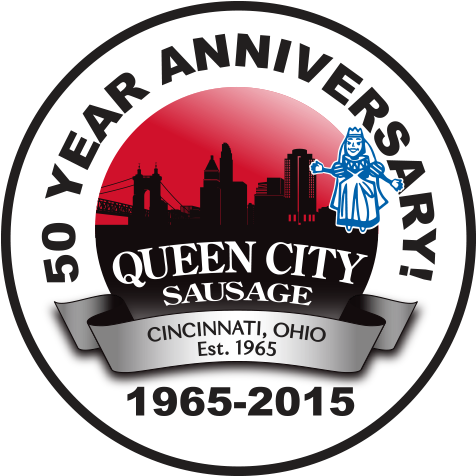 50 Year Anniversary - Queen City Sausage (484x484), Png Download