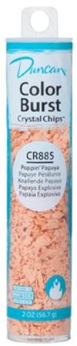 Poppin Papaya - Duncan Cr875 Colour Burst Crystal Chips, Pitch Black, (500x500), Png Download
