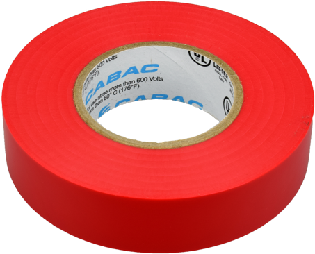 Red Cabac 2710 Electrical Tape - Electrical Tape (507x507), Png Download