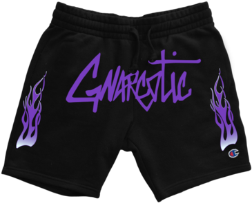 Gnarcotic Flame Shorts - 2018 (600x600), Png Download