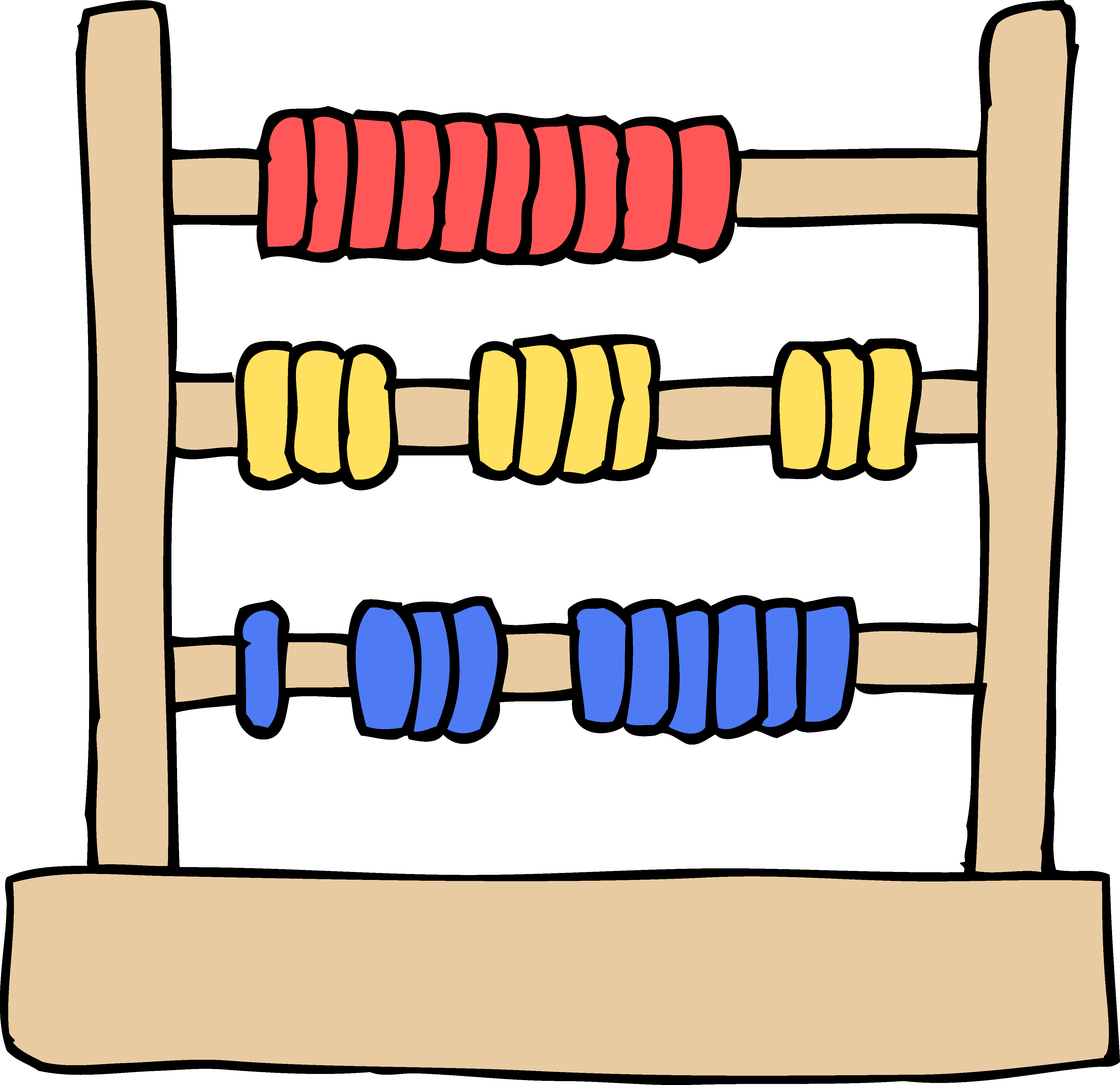 Free Clipart Pictures Of Toys - Abacus Clipart (4352x4217), Png Download
