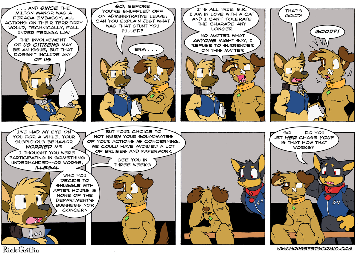 Housepets Fido And Sabrina (1200x888), Png Download