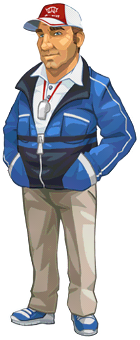 Football Coach Jose - Football Coach Illustration Png (287x697), Png Download