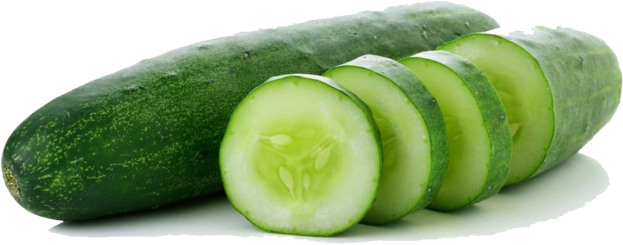 Concombre - Pepino Con Fondo Blanco (917x1000), Png Download