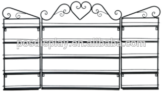 Wall Mounted Metal Display Nail Polish Rack - Gate (350x350), Png Download