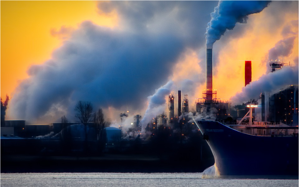 Air Pollution Photography (1357x601), Png Download