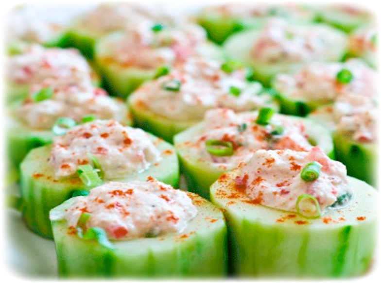 Pepinos Rellenos De Atún - Cucumber (808x607), Png Download