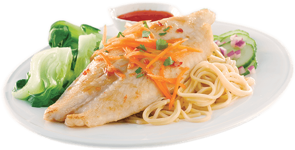Mild & Tender Fillets - Chinese Noodles (668x376), Png Download