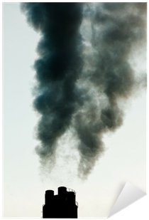Industrial Pollution Chimneys Black Smoke Emission - Chimney (400x400), Png Download
