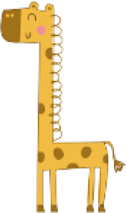 Graffi The Giraffe - Gumtoo Jungle - Designer Temporary Tattoos (700x700), Png Download