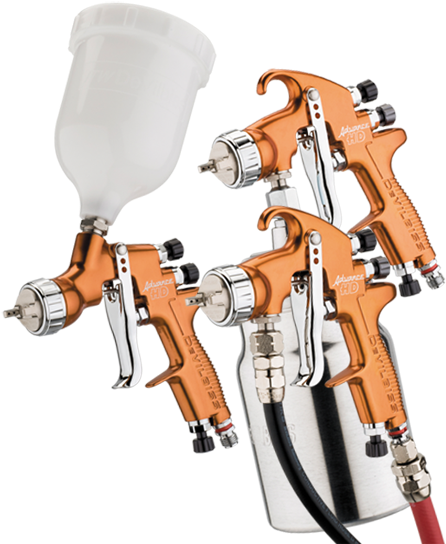 Devilbiss Advance Hd Pistolas Manuales Hvlp Y Trans-tech - Devilbiss Advance Hd Compliant Air Spray Gun - Gravity (550x550), Png Download