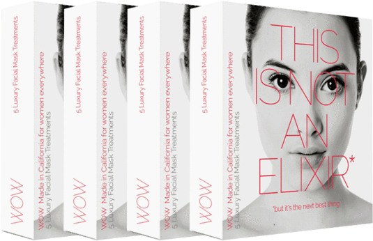 4 Wow Mask Box Set With Discount 50% - Hyalual Wow Mask - 5 Sheets (600x600), Png Download