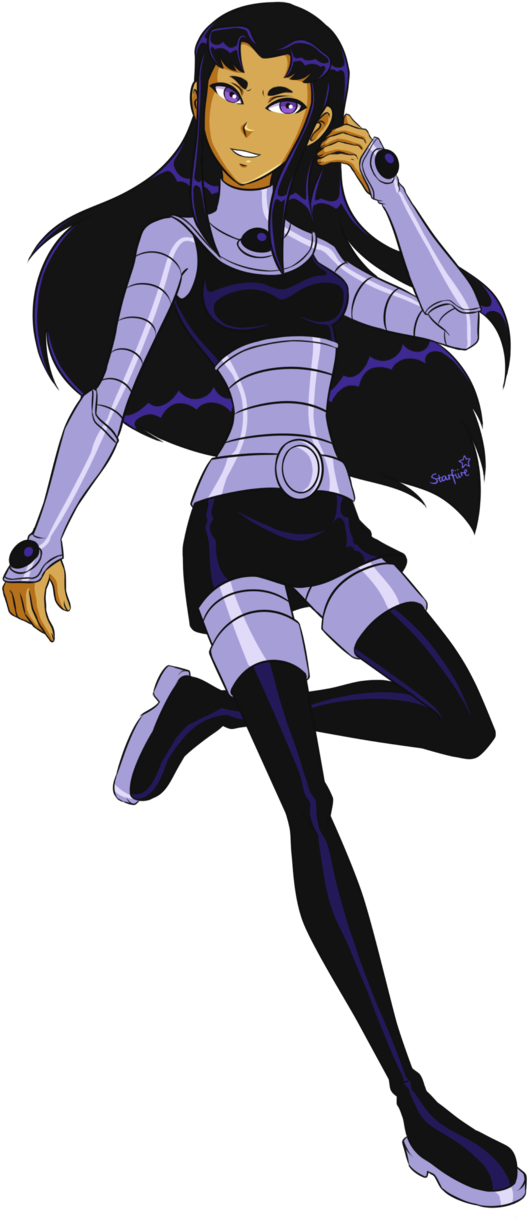 Blackfire - Blackfire Teen Titans (600x1249), Png Download