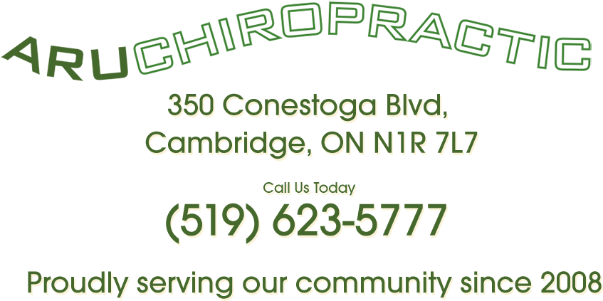Aru Chiropractic Cambridge Ontario Chiropractor Massage - Aru Chiropractic (890x551), Png Download