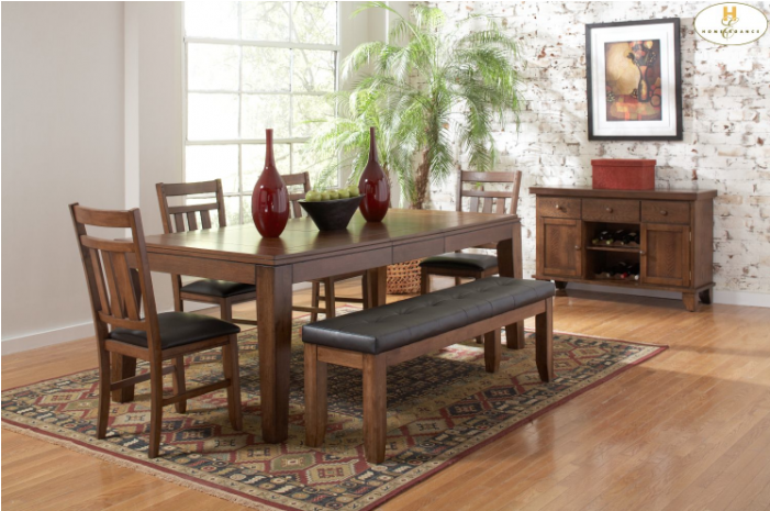 Kirkland Dining Table - Homelegance Kirtland 8 Piece Butterfly Leaf Dining (700x700), Png Download
