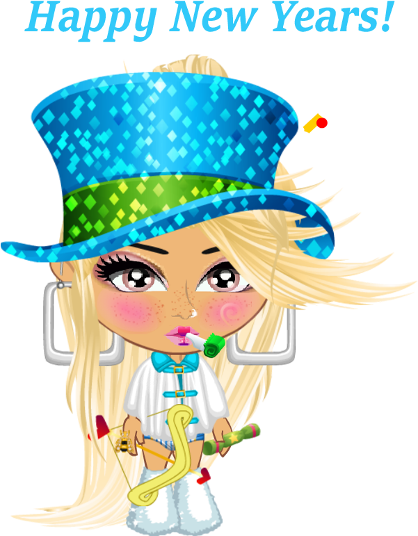 I Hope Everyone Has A Wonderful Happy New Year - Cartoon (600x800), Png Download