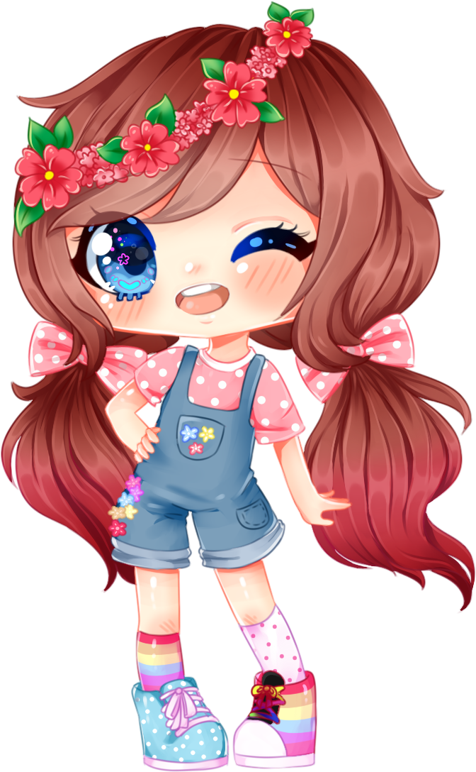 Gamer Girl Mash Dibujos Kawaii, Dibujo Manga, Locura, - Gamer Girl Chibi (690x1104), Png Download