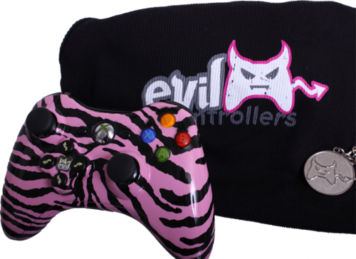 Gamer Girl, Gaming, And Pink Image - Video Game (500x364), Png Download