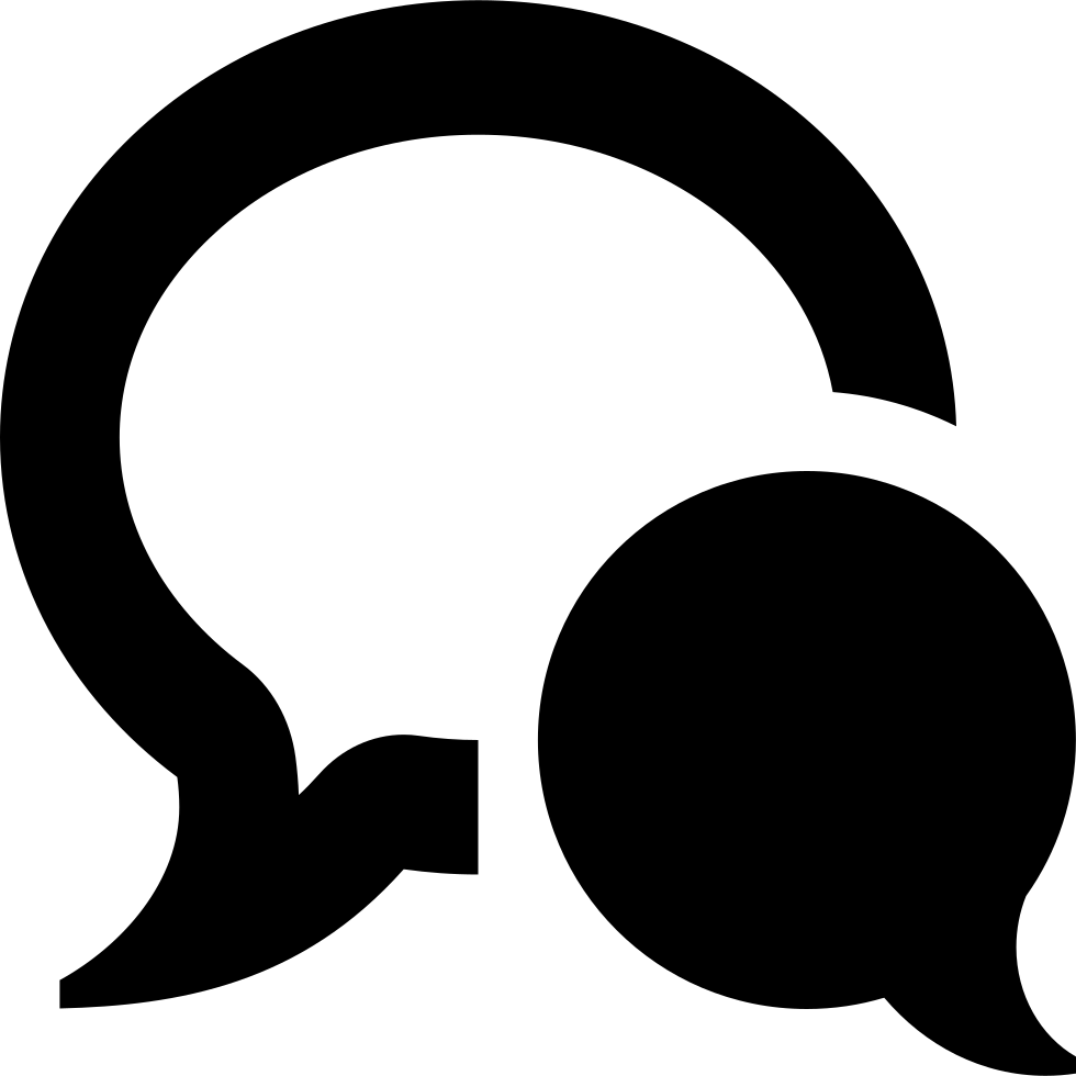 Bubbles Comments - Chat Bubble Icon Png (980x980), Png Download
