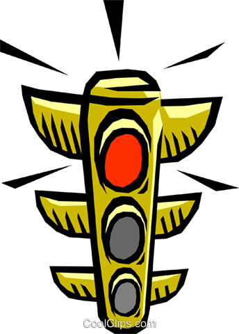 Semáforos Parar Livre De Direitos Vetores Clip Art - Does A Yellow Light Mean Journal (344x480), Png Download