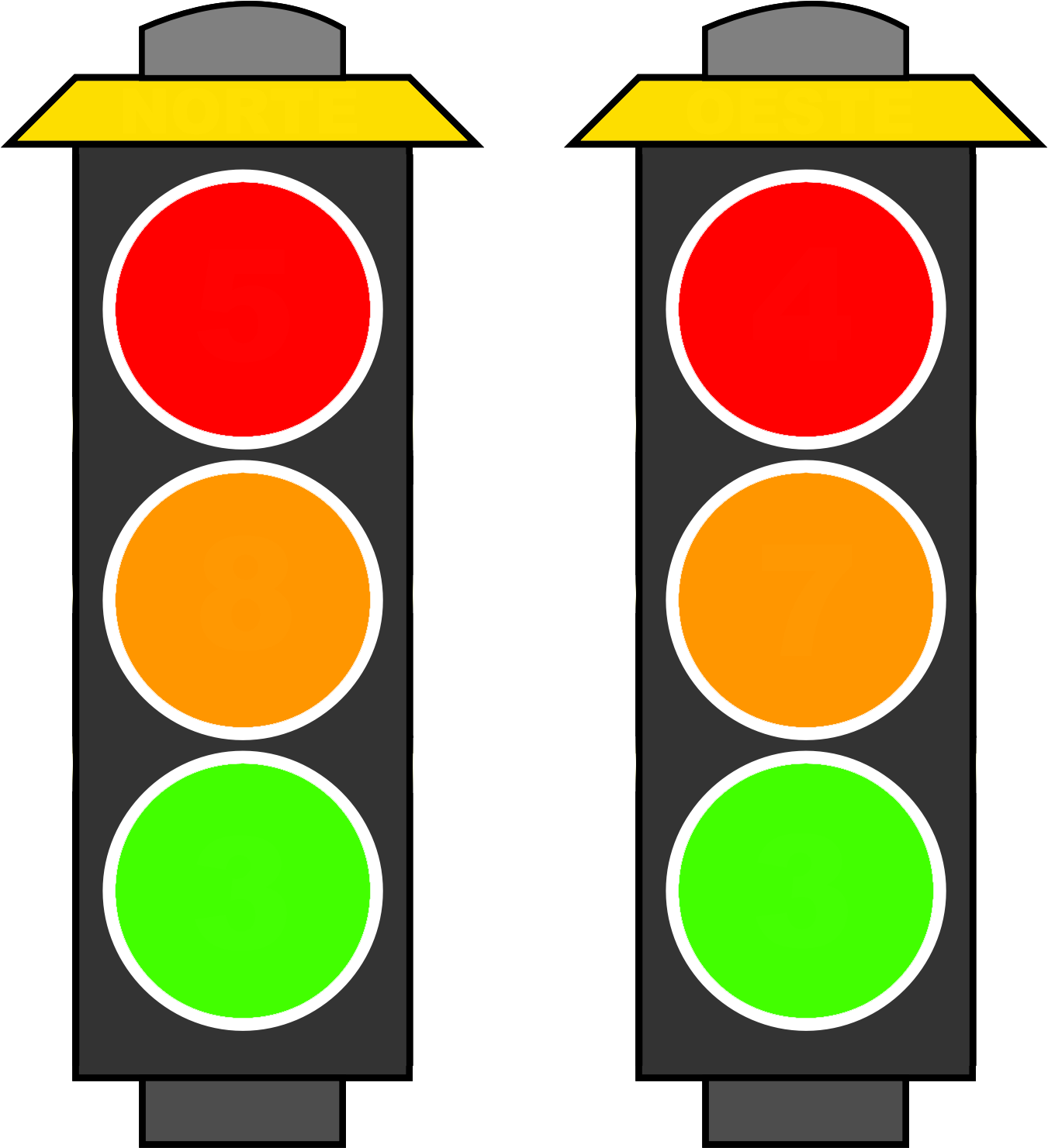 Gc69z7t El Misterio De Los Sem225foros Unknown Cache - Tag Png Semaforo (1449x1519), Png Download