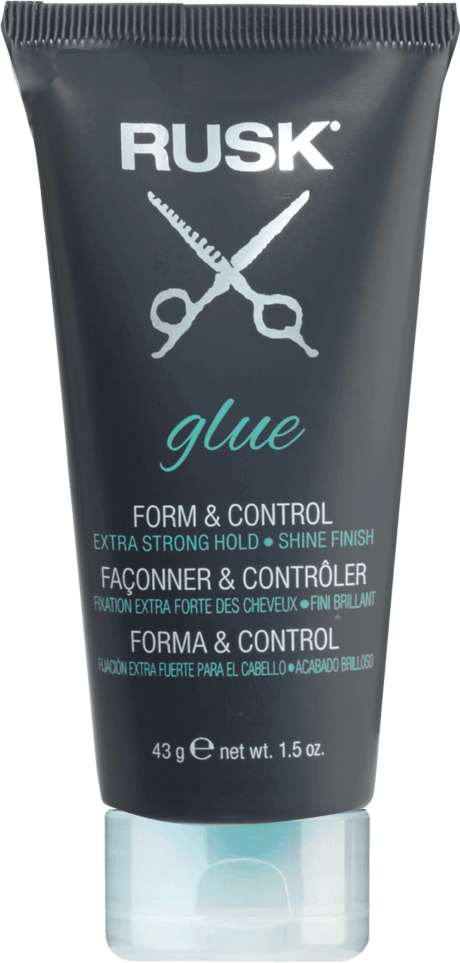 Styling Hair Glue - Rusk Glue Form & Control, Extra Strong Hold, 4 (1600x1600), Png Download