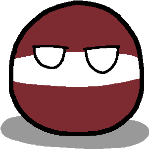 Quickly Hops Away - Latvia Countryball (500x500), Png Download