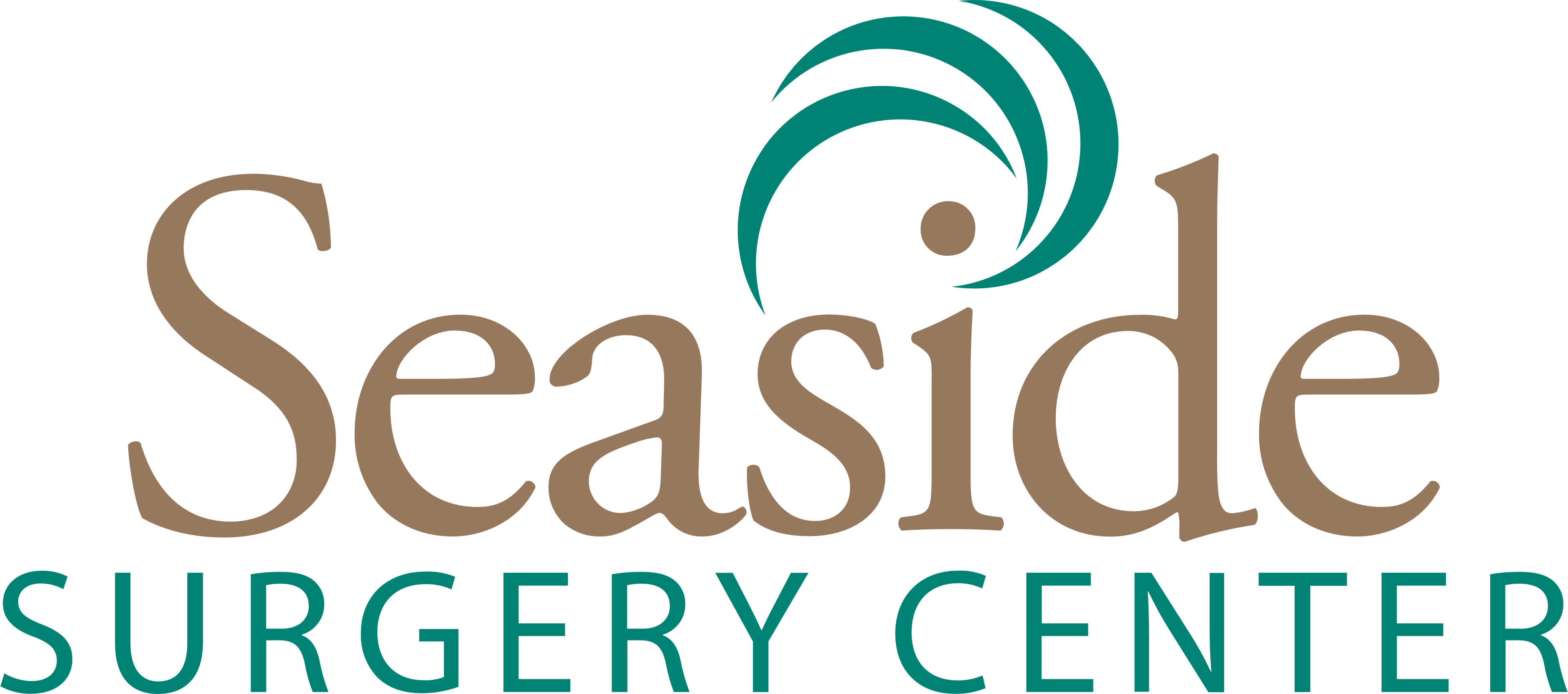 Seaside Surgery Center - Seattle Public Library Logo (3753x1661), Png Download