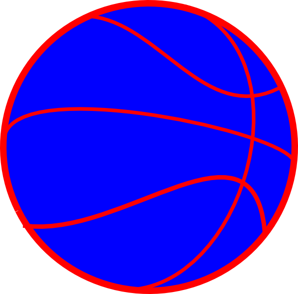 Basketball Clip Art At Clker - Stitcher Radio (600x591), Png Download