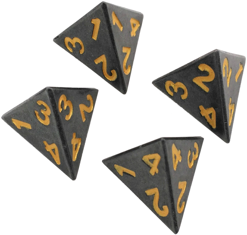 4 Pack Of D4 - 4 Pack Of D4 - Hunger Of The Ancients | Gunmetal Gray (1024x1024), Png Download