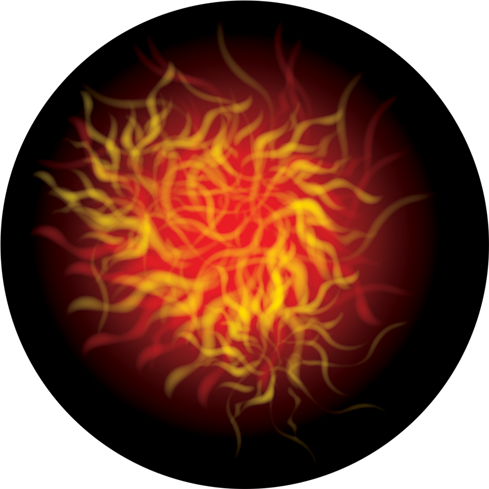 Apollo Design Cs-3467 Endless Flame Colourscenic Glass - Flame (1200x1200), Png Download