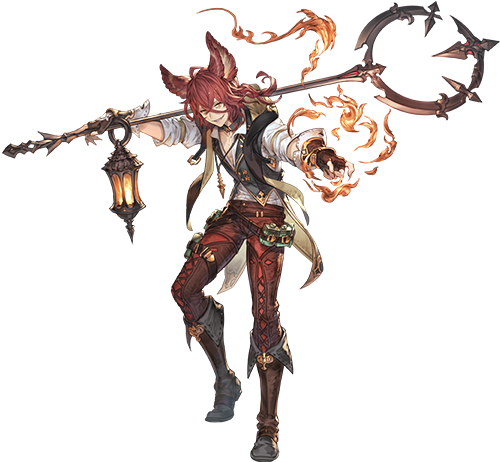 グランブルーen On Twitter - 炎 獄 先生 (600x500), Png Download