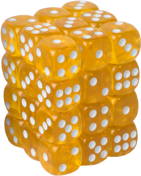 Blackfire Dice Cube Ā€“ 12mm D6 36 Dice Set Ā€“ Transparent - Blackfire Dice Cube - 12mm D6 36 Dice Set - Transparent (600x600), Png Download
