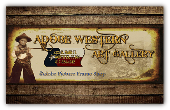Adobe Western Art Gallery And Frame Shop (648x400), Png Download