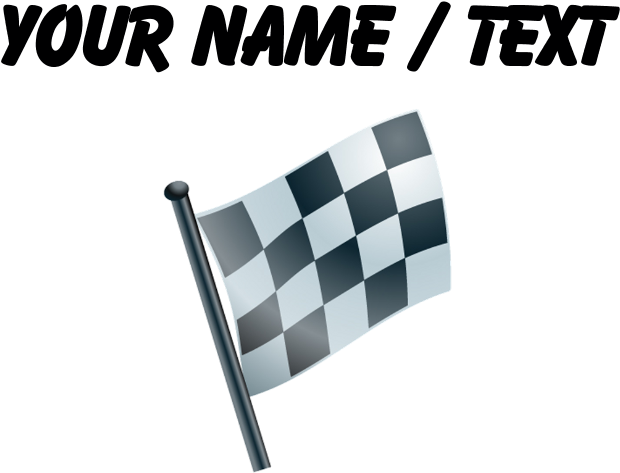 Custom Checkered Flag Classic Thong - Lion With American Flag (700x700), Png Download