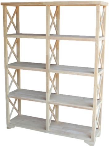 Britta Etagere Bookshelf - International Concepts X-design 71.9'' Bookcase (377x480), Png Download