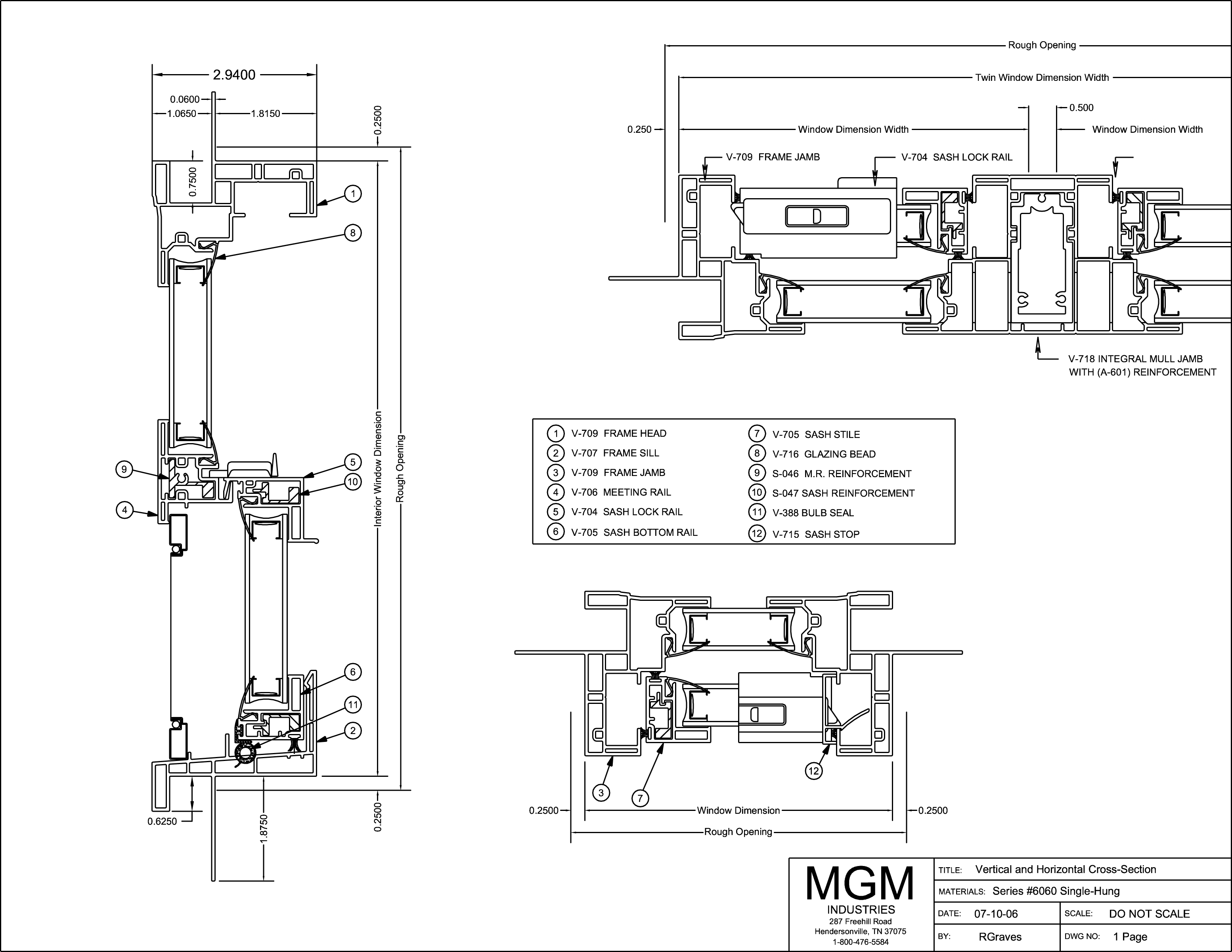 6010 Cross Section - Door (3108x2402), Png Download