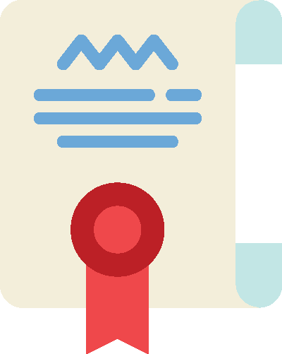 Text Clipart Academic Certificate Education Diploma - Certificate Material Design Icon (400x501), Png Download