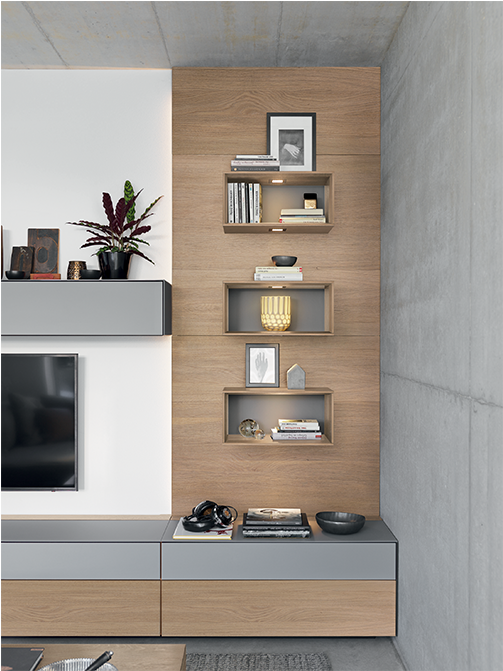 Cubus Pure - Wall Unit (1200x670), Png Download