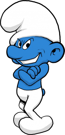 6 Months Ago 90 7 - Smurfs (280x578), Png Download