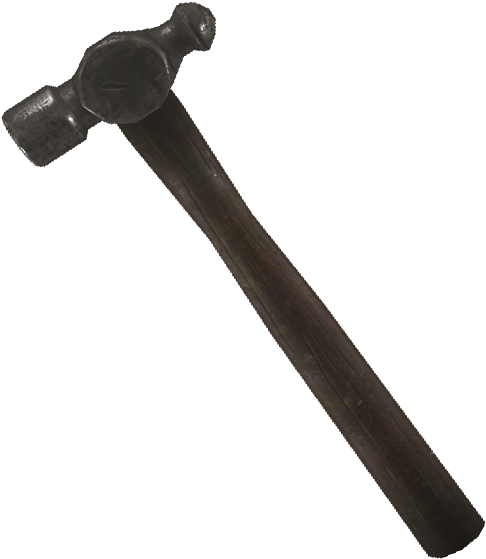 Ballpeen Hammer - Ball Peen Hammer Black (624x624), Png Download