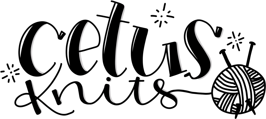 Cetus Knits - Calligraphy (1251x650), Png Download