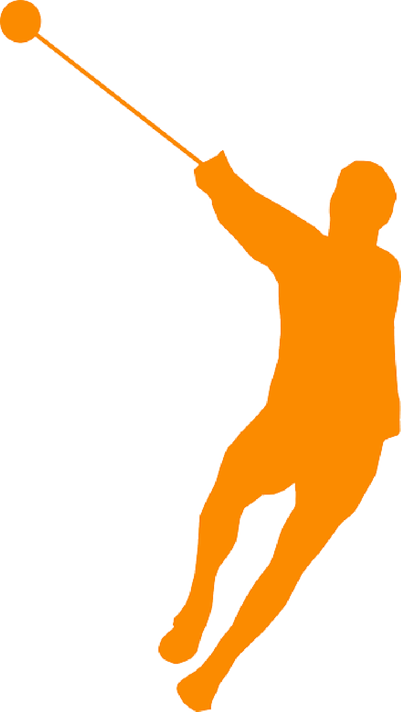 Hammer Throw Clip Art Hammer Throw, Football Moms, - Hammer Throw Clip Art (800x1418), Png Download