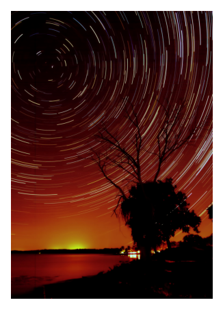 The Star Trails Above Is My Very First Attempt At This - Sunset (353x479), Png Download